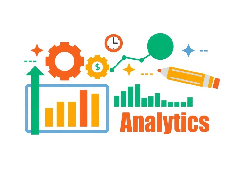Analytics and website optimization illustration