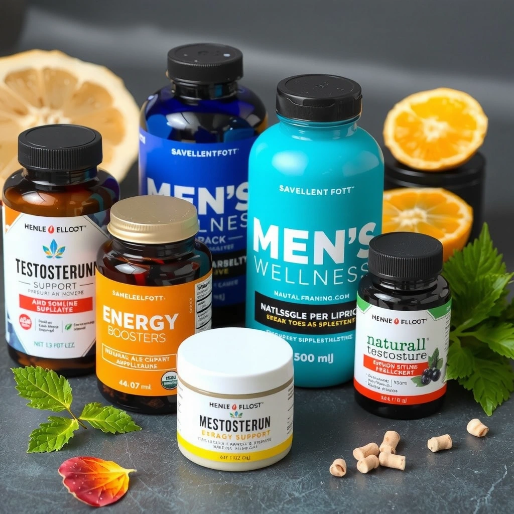 Men's natural vitality products
